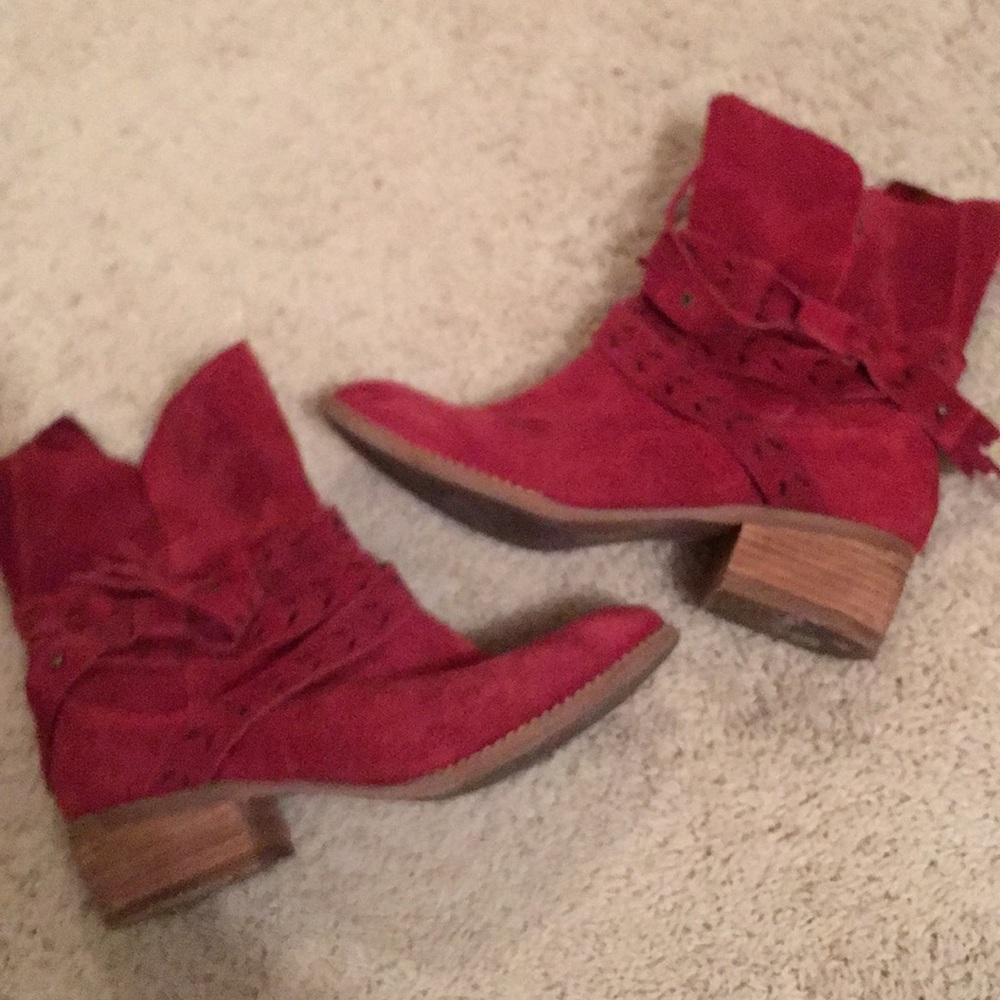 Red booties